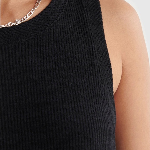 Luck Brand Cloud Jersey Relaxed Tank Top - Picture 8 of 8